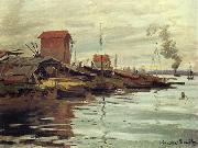 Claude Monet The Seine at Petit Gennevilliers USA oil painting artist